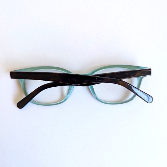 Kate Spade Eyeglasses Frames Readers ๐ Marbled Brown & Light blue Glasses - Picture 8 of 16